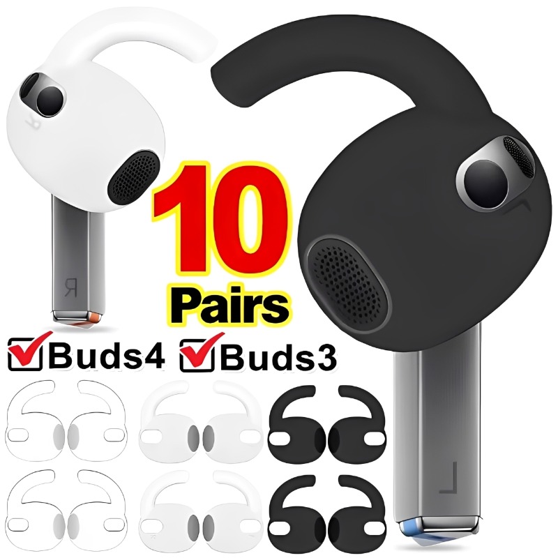Silicone Ear Tip Replacement - 1-10 paar vervangende siliconen vleugels sport