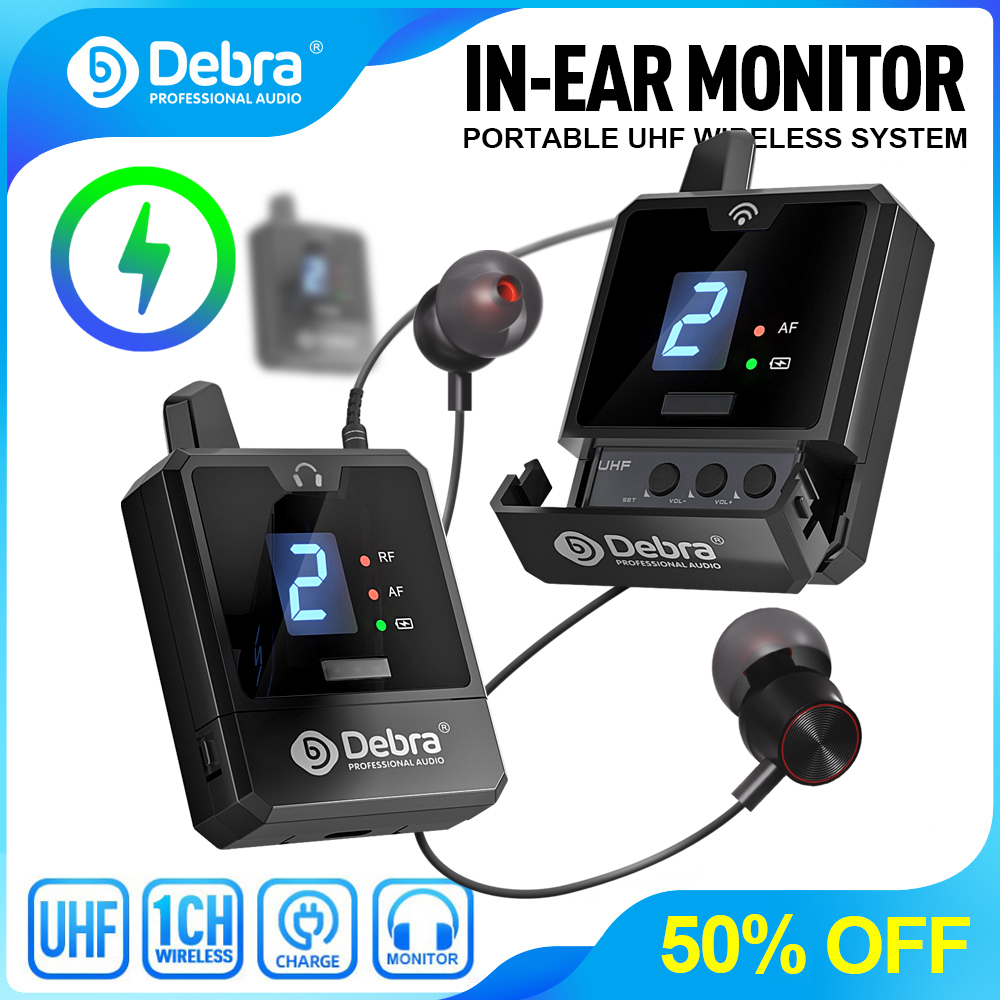 In Ear Monitor Iem - Debra UHF IEM Draadloos In-Ear Monitor
