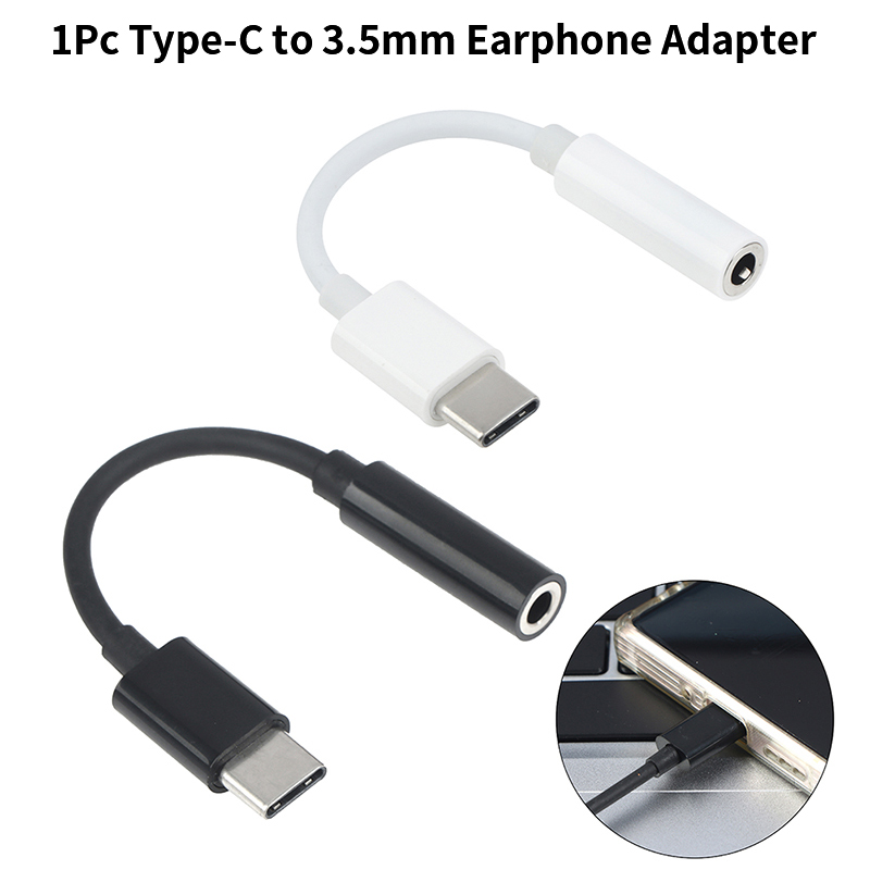 Earphone Splitter Jack - Type-C naar 3,5 mm AUX-aansluiting Oortelefoon