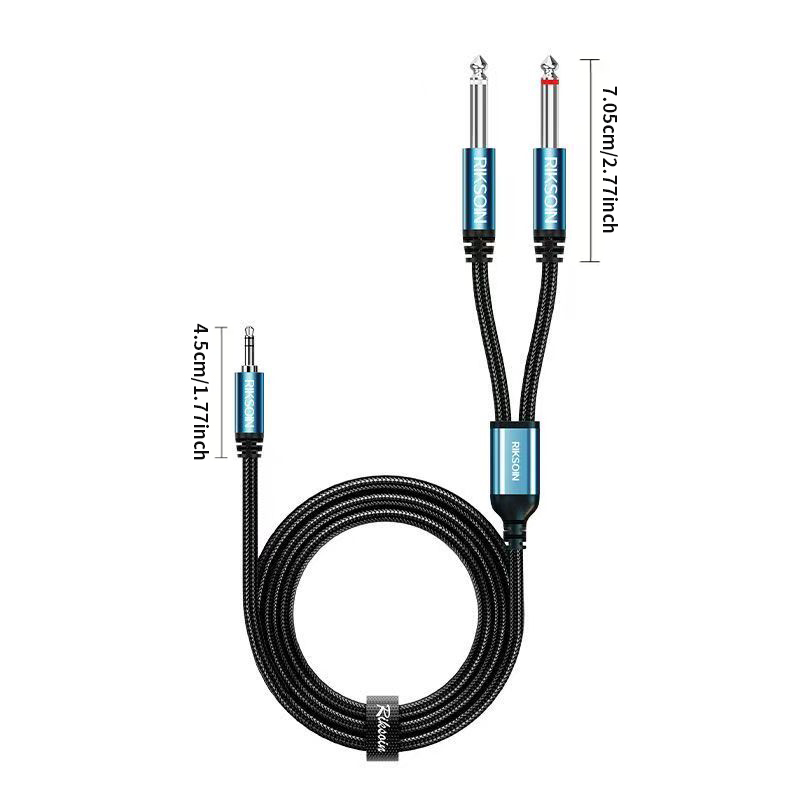 3,5 mm TRS naar dubbele 6,35 m - Audio Splitter Y recensie en prijs