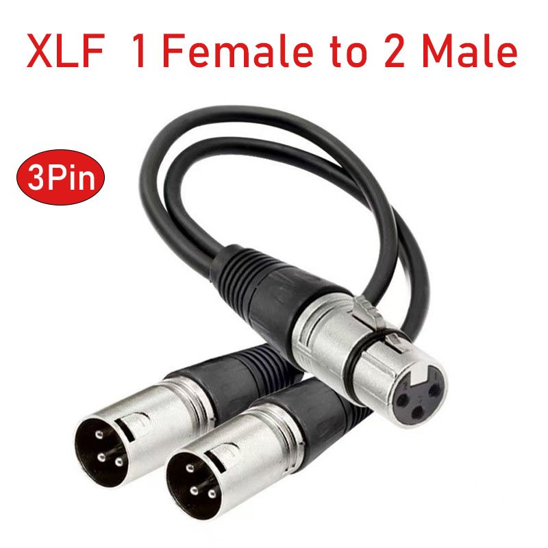 XLR Splitter Kabel 3 Pin Femal - Audio Splitter Y recensie en prijs