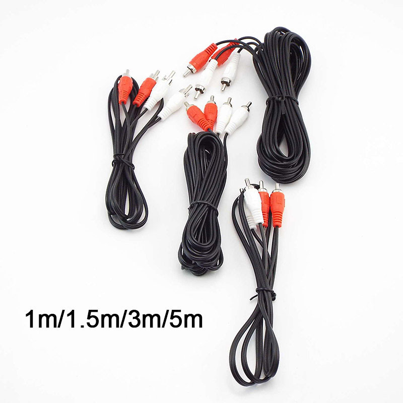 1m-5m Dubbele 2RCA 2 RCA Male  - Audio Splitter Y recensie en prijs