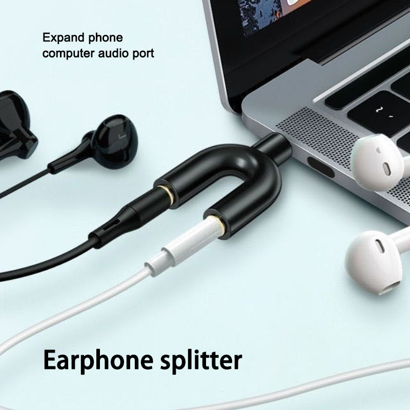 3.5mm hoofdtelefoon splitter m - Earphone Splitter Jack recensie en prijs