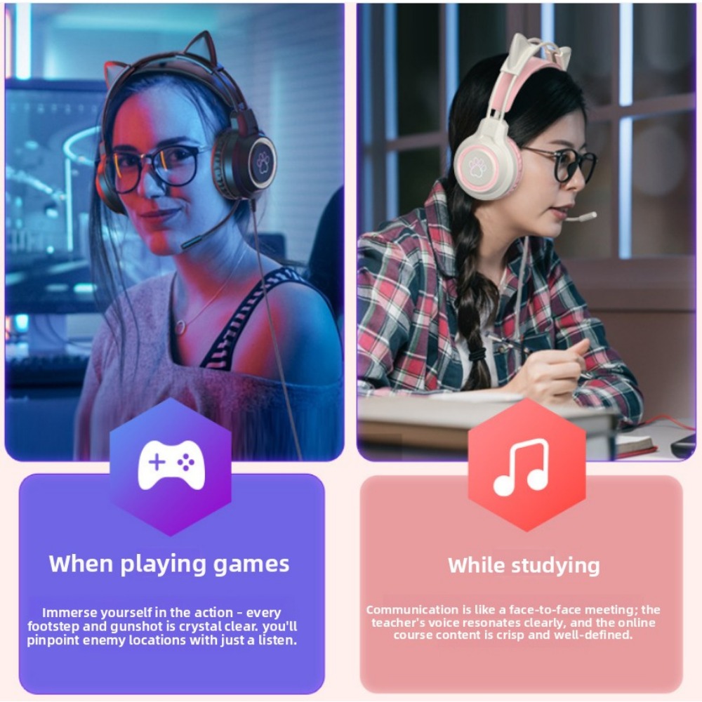 RGB-gaming-oortelefoons met fl - Gaming Headset Rgb recensie en prijs