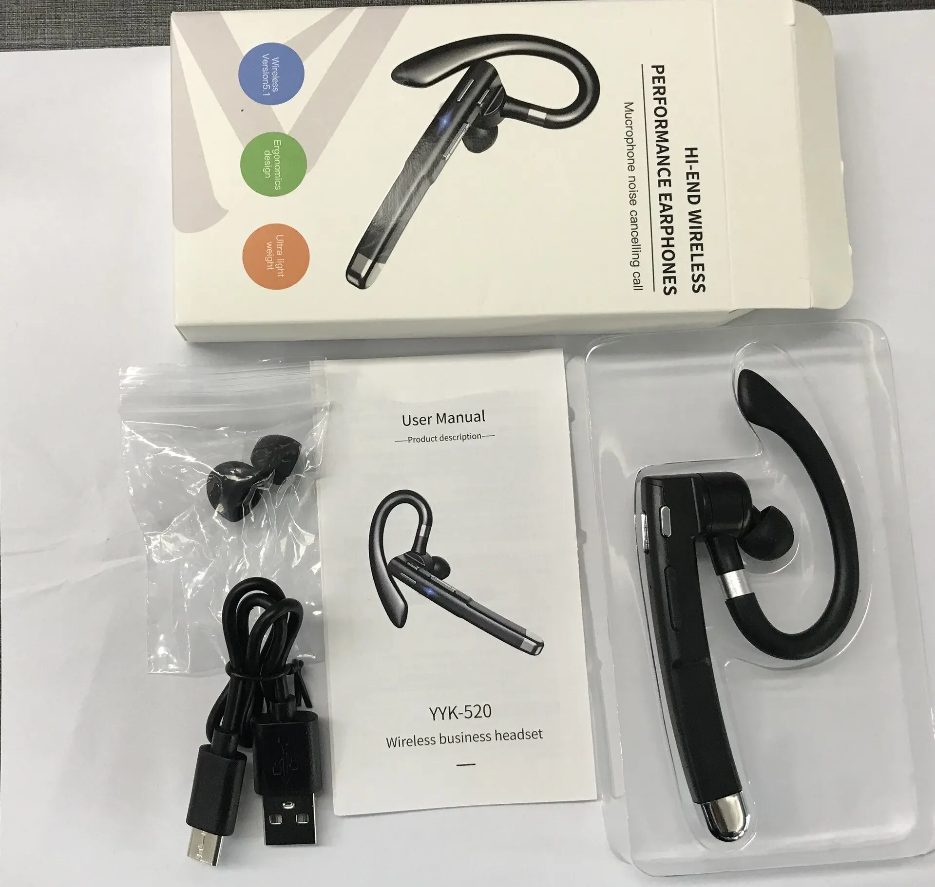 Bluetooth-headset Ruisonderdru - Sports Earphone Hook recensie en prijs